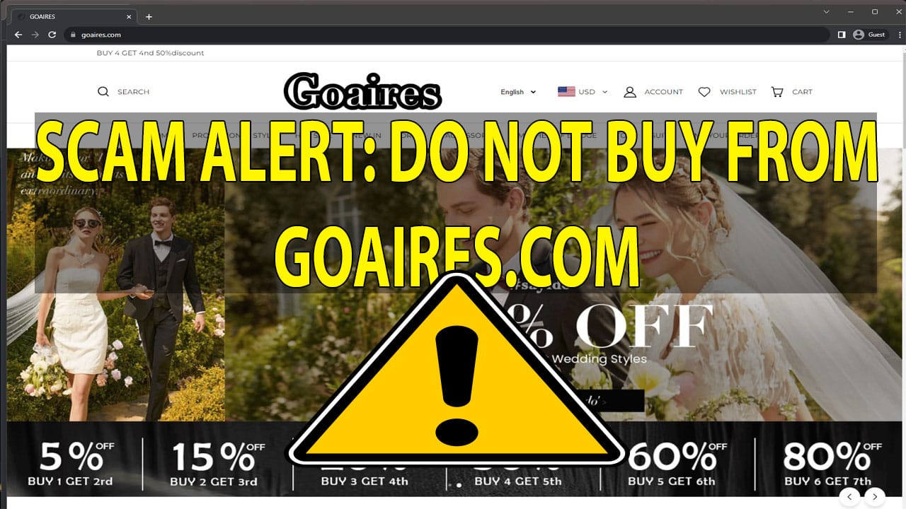 ⚠️ Alert: The GoAires.com Scam – A Comprehensive Warning to Online Shoppers